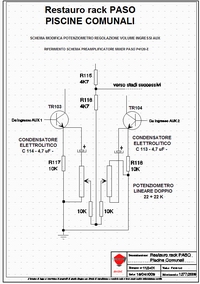 Schema modifica potenziometro AUX del P4120-E