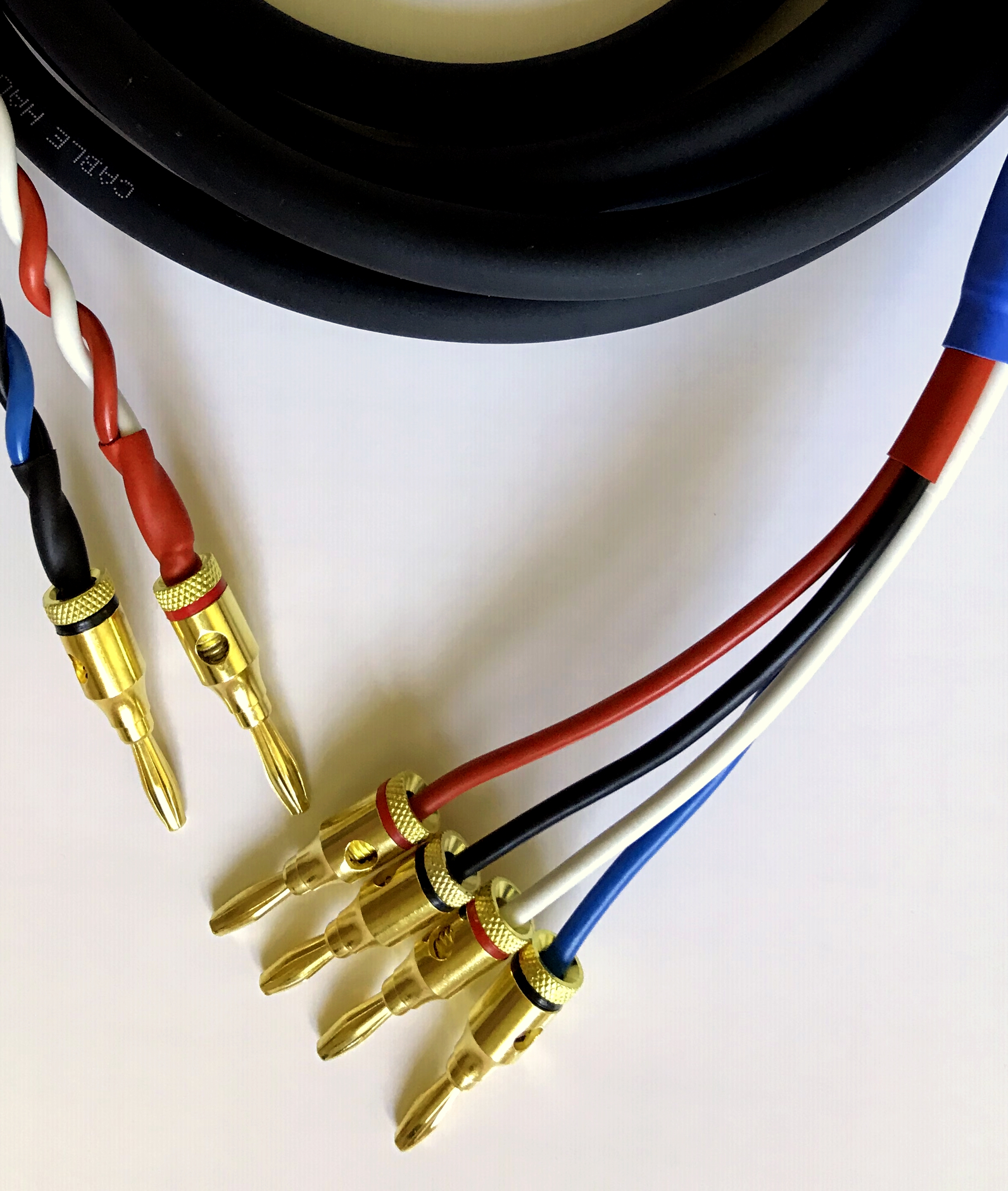 Coppia cavi diffusori BiWiring 4 x 2,5 mmq. 3,4,5 metri cadauno