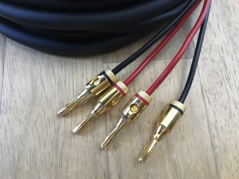 Coppia cavi per diffusori 2 x 2,5 mmq. 3 metri guaina PVC