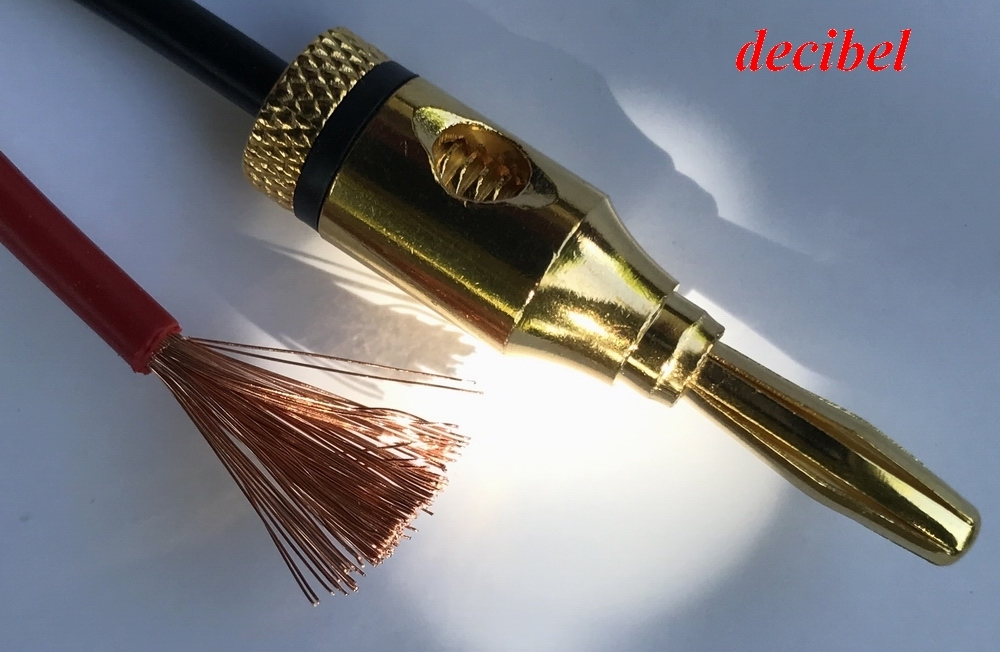 Coppia cavi per diffusori 2 x 2,5 mmq. 3 metri guaina PVC