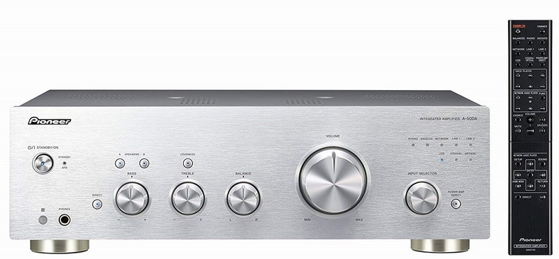 Pioneer A-50DA-S Amplificatore stereo silver DAC telecomando Pioneer A-50DA-S Amplificatore stereo silver DAC telecomando