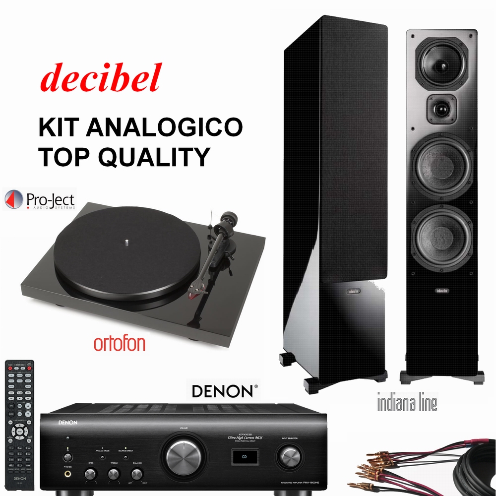 Decibel kit PRO-JECT ORTOFON DENON INDIANA LINE TOP QUALITY Decibel kit PRO-JECT ORTOFON DENON INDIANA LINE TOP QUALITY