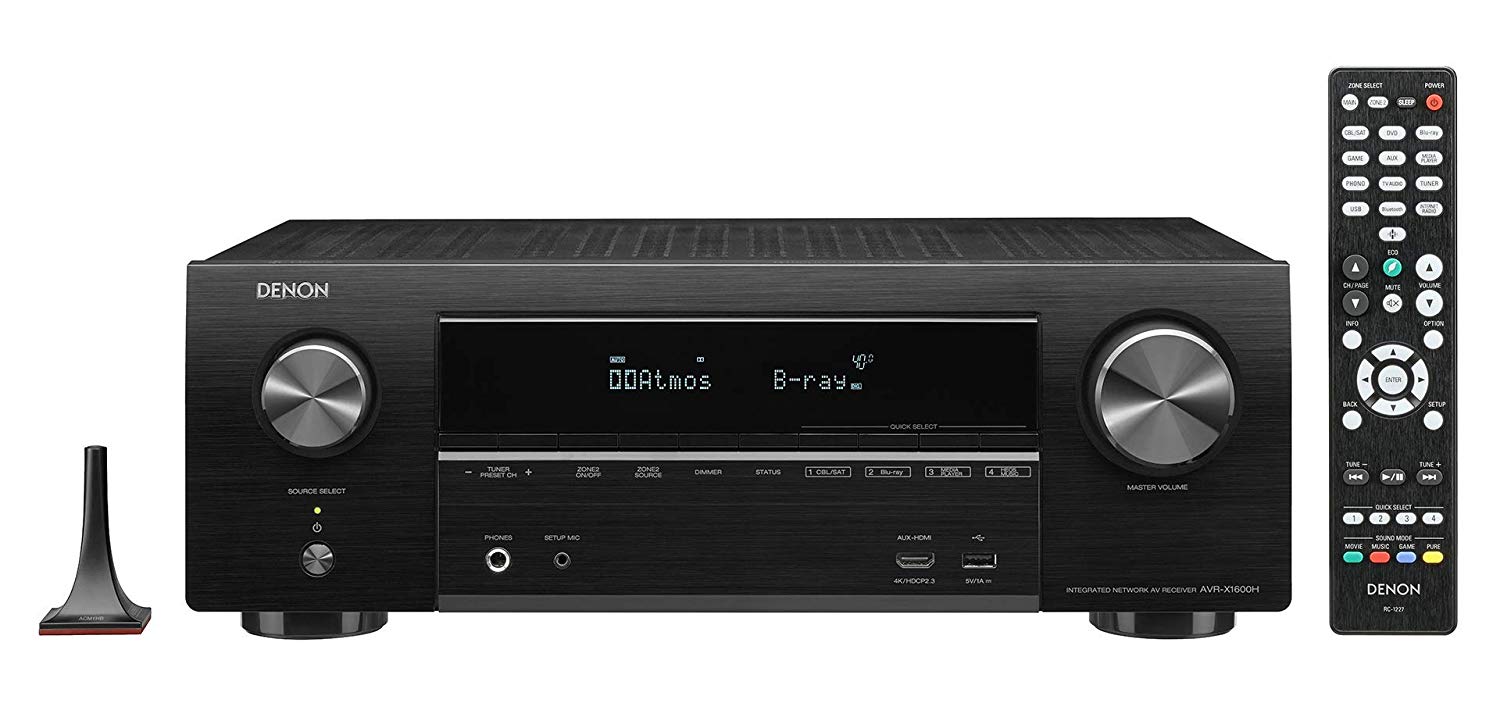 DENON AVR-X1600H DAB+ Home Cinema WiFi 7.2-5.2.2 pre phono DENON AVR-X1600H DAB+ Home Cinema WiFi 7.2-5.2.2 pre phono
