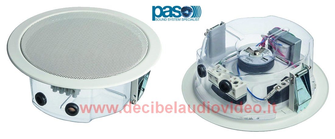 PASO C573/6-EN plafoniera in metallo a norme EN54-24 6 watt