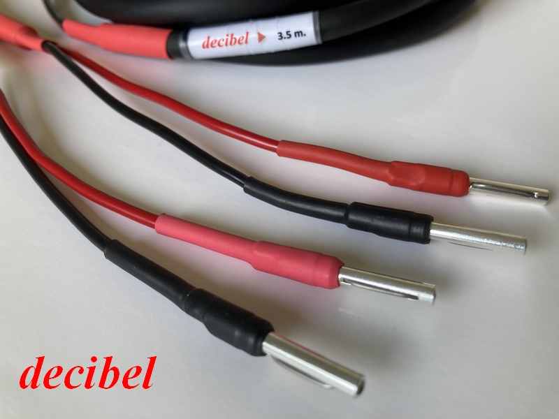 Decibel PREMIUM Coppia cavi di potenza per diffusori acustici