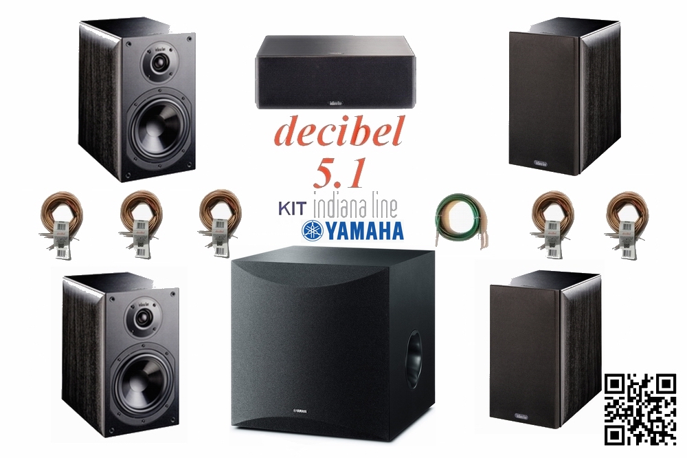 Decibel NOTA 250 Home Theatre kit 5.1 con subwoofer YAMAHA Decibel NOTA 250 Home Theatre kit 5.1 con subwoofer YAMAHA
