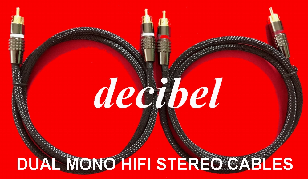 Cavi audio Dual Mono Hi-Fi stereo di alta qualità