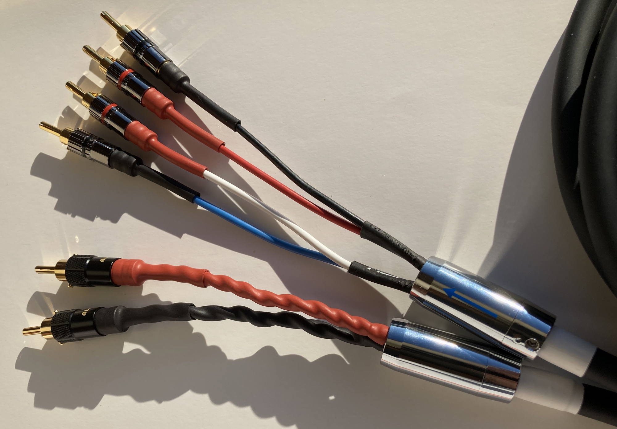 Coppia cavi diffusori Bi-Wiring 4x2,5 mmq. banane a espansione