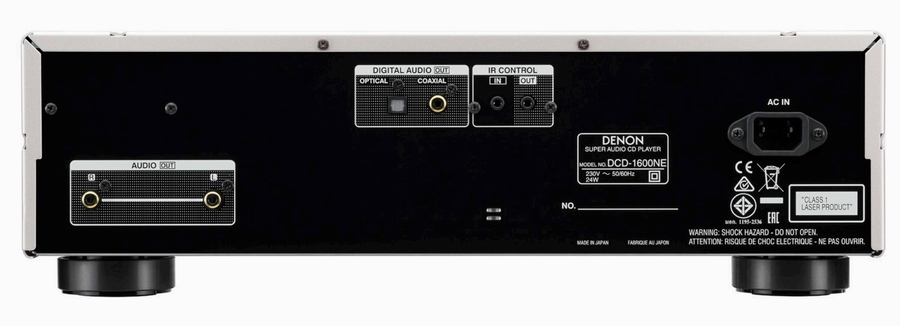 Denon DENON DCD-1600NE Lettore CD/SACD/WMA/MP3 stereo Nero