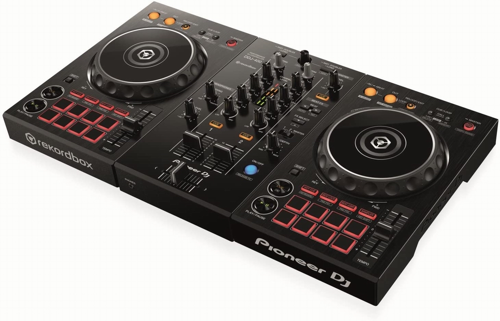 Pioneer DDJ-400 consolle DJ con mixer e Rekordbox DJ colore nero