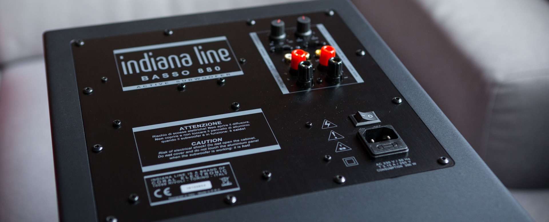 Pannello posteriore subwoofer Indiana Line BASSO 880