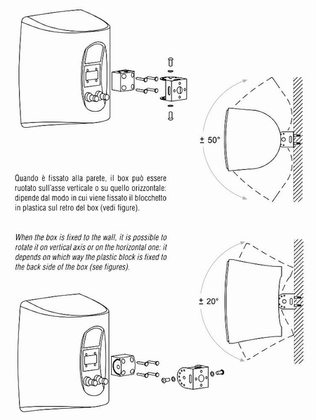 Indiana Line LUNA BIANCO coppia mini diffusori 2 vie con staffe - Clicca l'immagine per chiudere