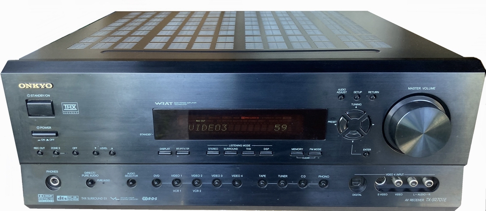 AAA - ONKYO TX-SR701E sintoamplificatore Home Theatre 6.1