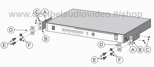 Staffe montaggio rack CP122-B, DMG9016, DAG9200 H 1U - Clicca l'immagine per chiudere