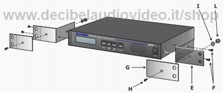 PASO 27/2469 Staffe montaggio rack DLC9000