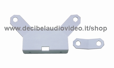 Supporto a parete 2 diffusori C92. Colore Bianco