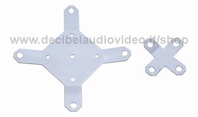 Supporto a parete 4 diffusori C92. Colore Bianco - Clicca l'immagine per chiudere