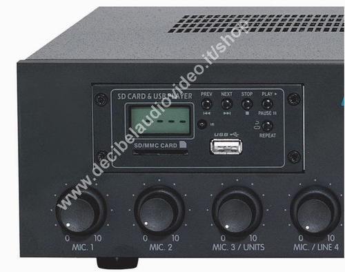 Mixer amplificatore 240W RMS 3 zone serie AX - Clicca l'immagine per chiudere