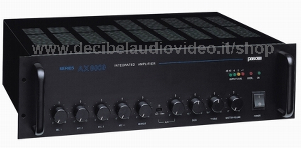 Mixer amplificatore 120 W RMS serie AX - Clicca l'immagine per chiudere