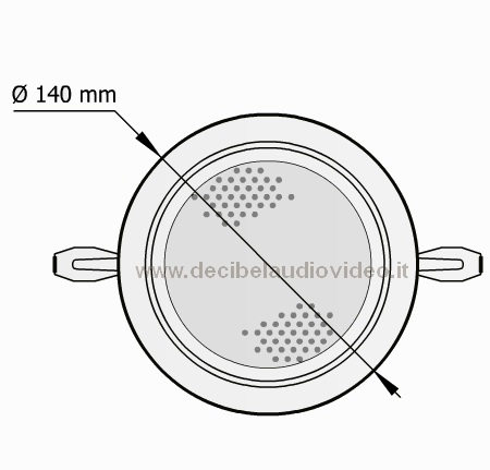 PASO C470/6-TW plafoniera circolare 6 W colore bianco IP65