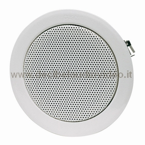 C58/6-TB Diffusore circolare 6 W controsoffitto metallo bianco