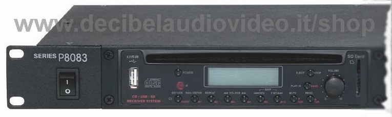 PASO P8083-ALL Modulo lettore CD/USB/SD Card/Mp3 e tuner stereo - Clicca l'immagine per chiudere