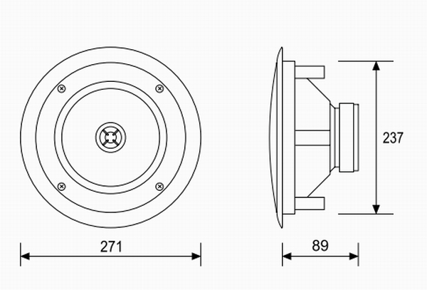 Indiana Line RD 280 diffusori da controsoffitto