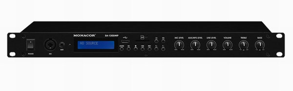 SA-130DMP amplificatore con tuner FM bluetooth e lettore MP3 - Clicca l'immagine per chiudere