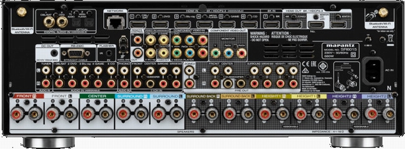 Marantz SR6015 amplificatore AV 9.2 canali DTS-X Dolby ATMOS